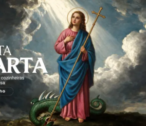 Hoje a Igreja Católica celebra santa Marta, padroeira das cozinheiras e donas de casa