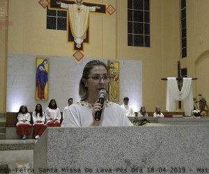 Quinta-Feira Santa Missa Do Lava-Pés Dia 18 04 2019 Créditos Hilário e Solange 
