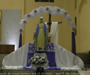 Coroação de Nossa Senhora dia 31 05 2019 Créditos Hilário e Solange 