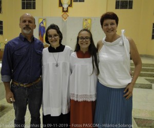 Fotos Missa envio dos Coroinhas dia 09-11-2019 Celebrante Padre Elói José Shons