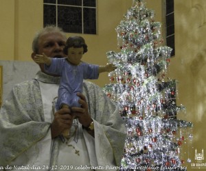 Missa de Natal dia 24-12-2019 celebrante Pároco Padre Hélio Feuser, scj