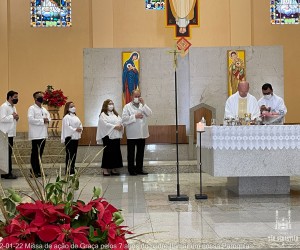 Dia 02-01-22 Missa de ação de Graça pelos 7 anos do padre Itamar em nossa Paroquia